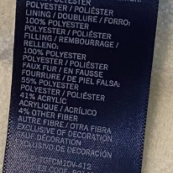 Tommy Hilfiger Girls' Long Length Heavyweight Puffer Jacket with Polar Fleece - Picture 5 of 6